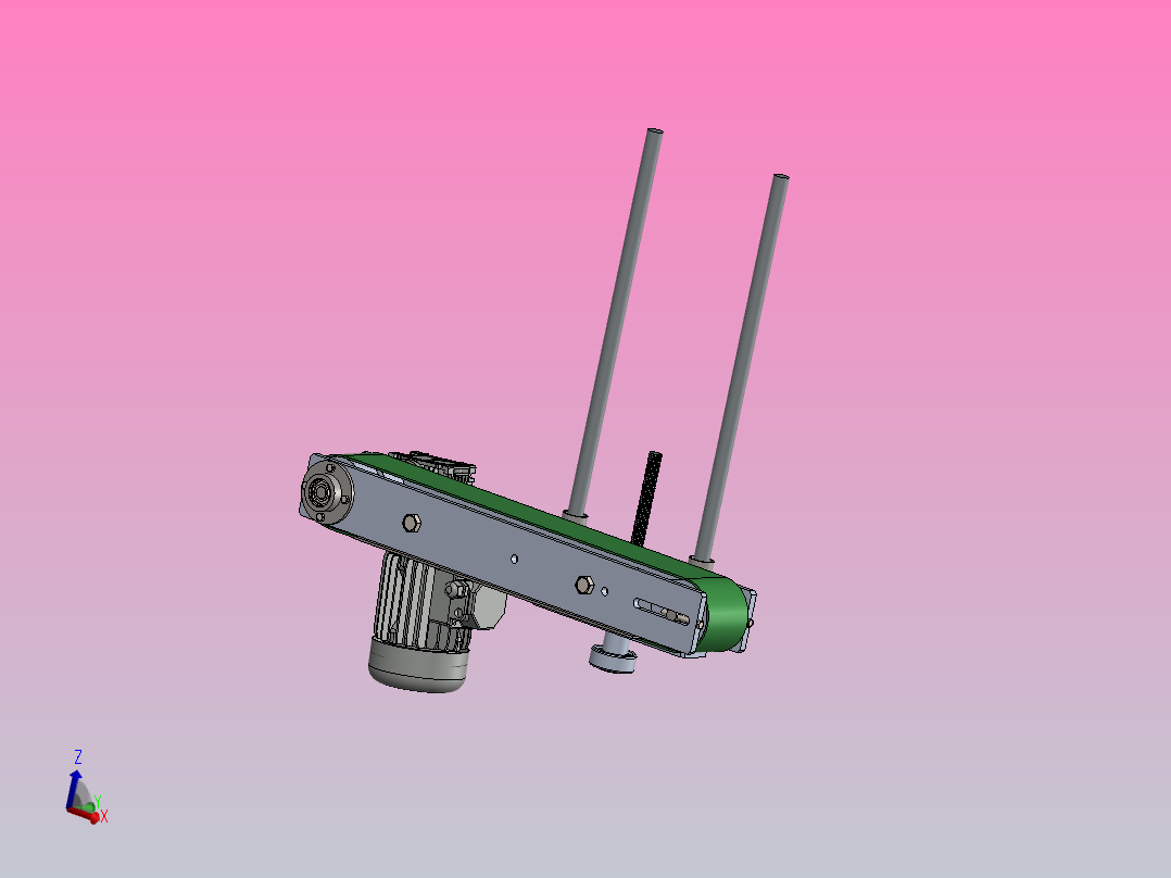 贴标签机43主视图