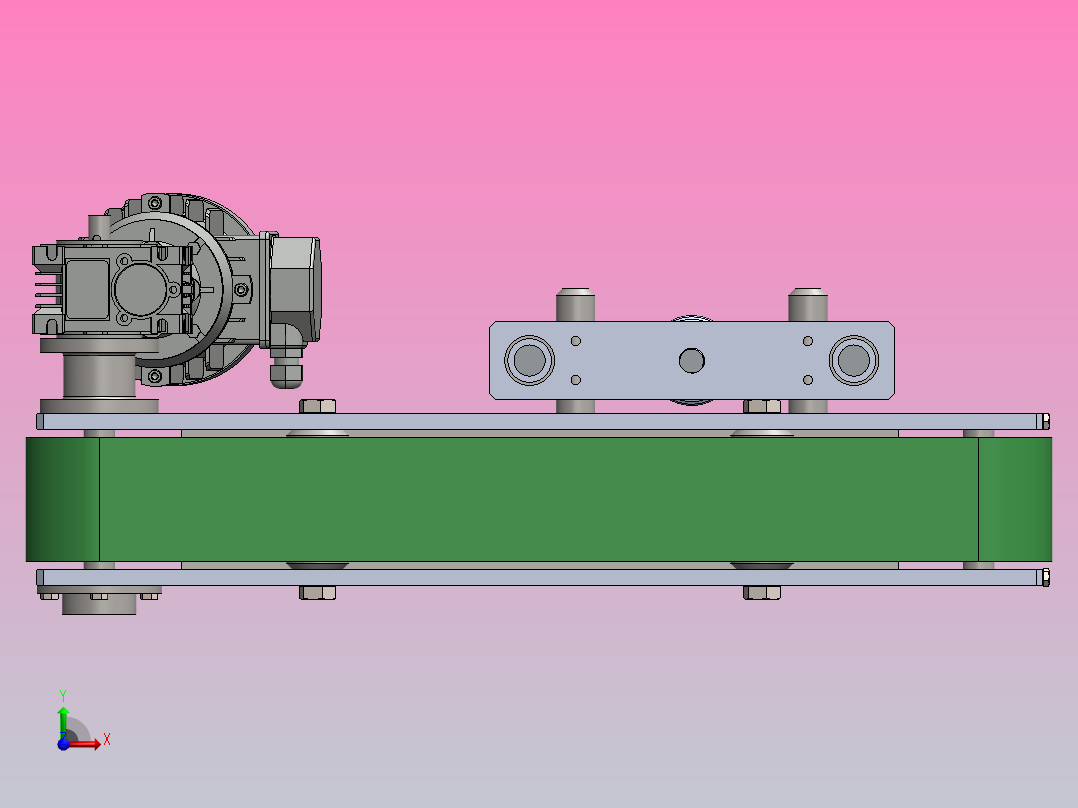 贴标签机43前视图
