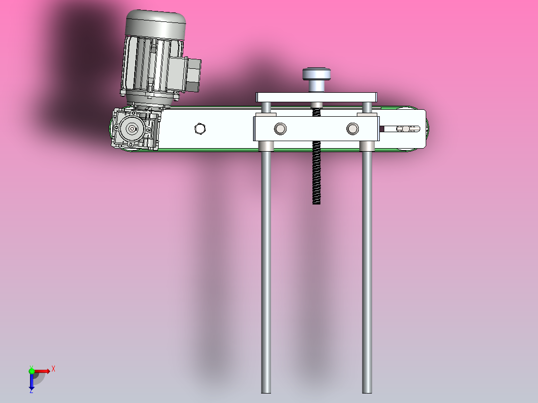 贴标签机43俯视图