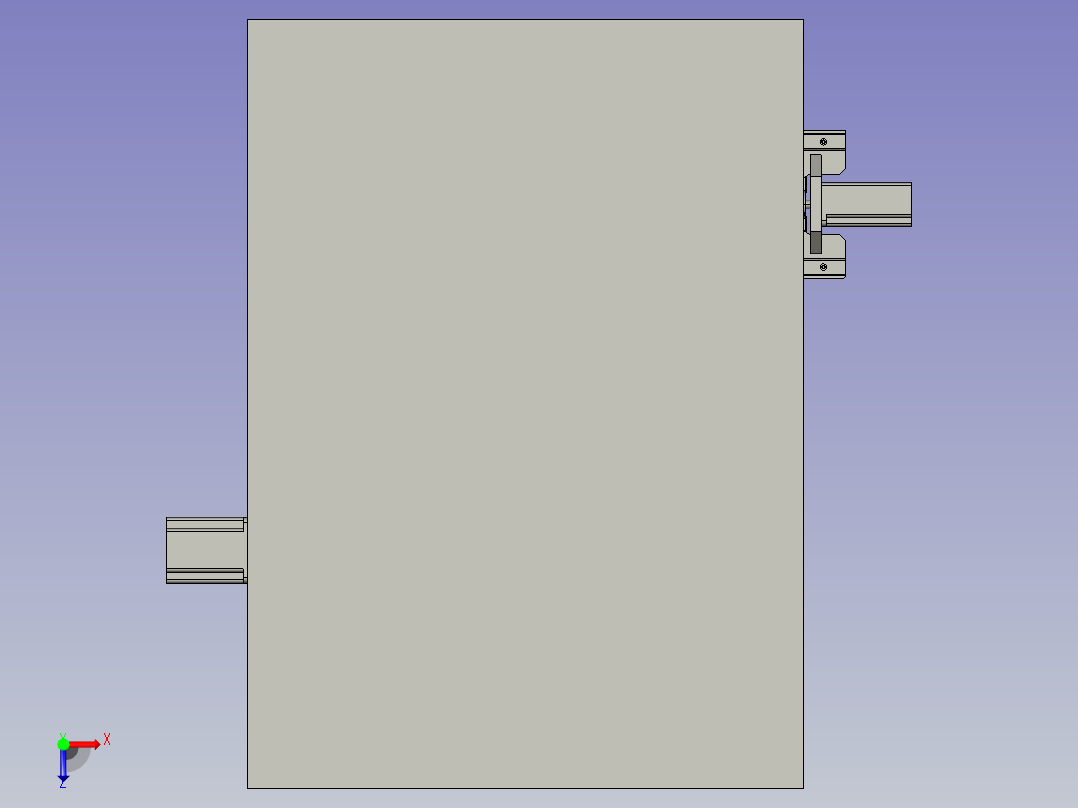 定点印章装置及印章机俯视图