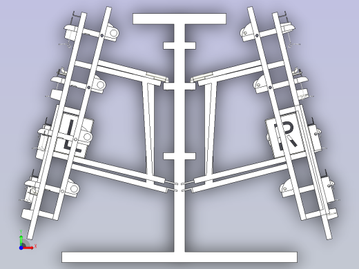Q5防擦条喷涂挂具组合前视缩略图