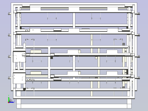 Q5防擦条喷涂挂具组合左视缩略图