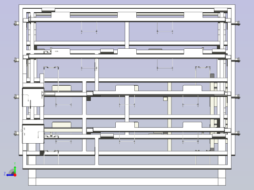 Q5防擦条喷涂挂具组合右视缩略图