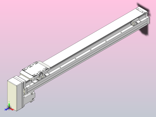 滚珠丝杠直线轴内置导轨TPA-GCR-80-1610C-L600-MP-M20-N3