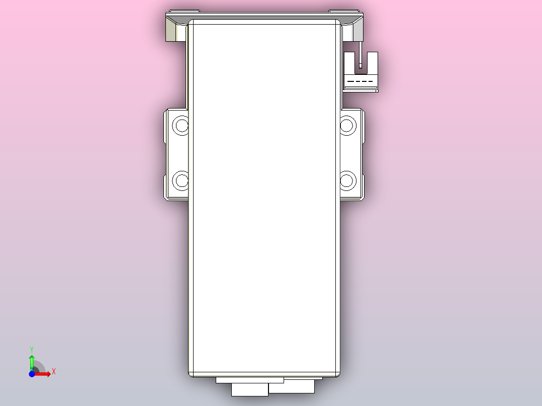 滚珠丝杠直线轴内置导轨TPA-GCR-80-1610C-L600-MP-M20-N3前视图