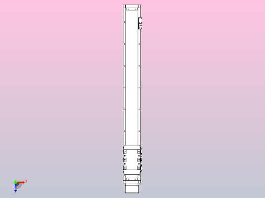 滚珠丝杠直线轴内置导轨TPA-GCR-80-1610C-L600-MP-M20-N3俯视缩略图
