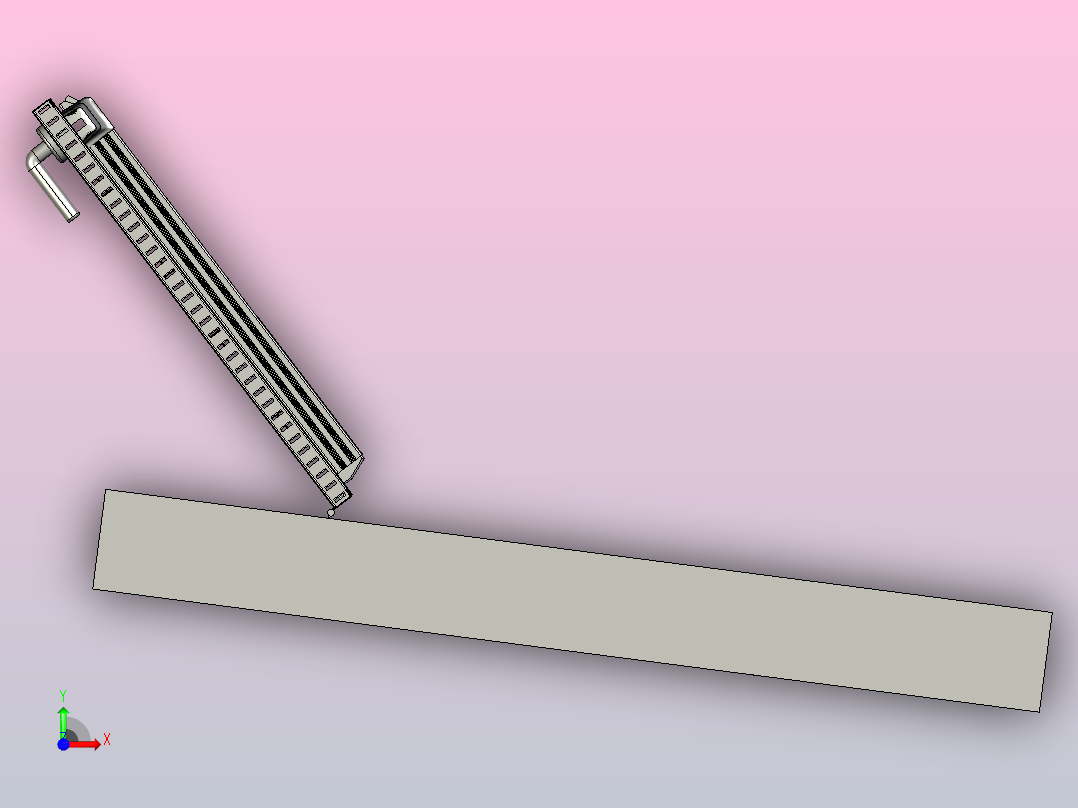 防火门模型前视图