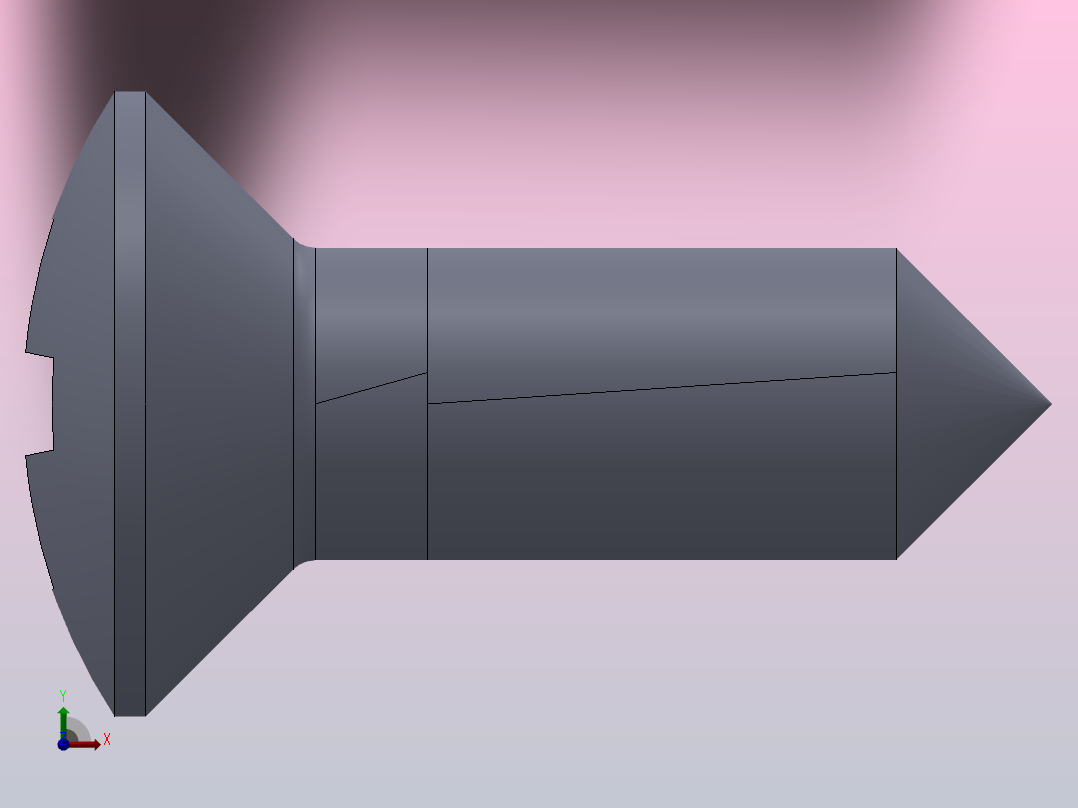 多套GBT99-GBT952木螺钉3D模型Solidworks设计前视图