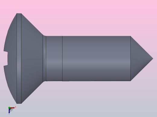 多套GBT99-GBT952木螺钉3D模型Solidworks设计俯视缩略图