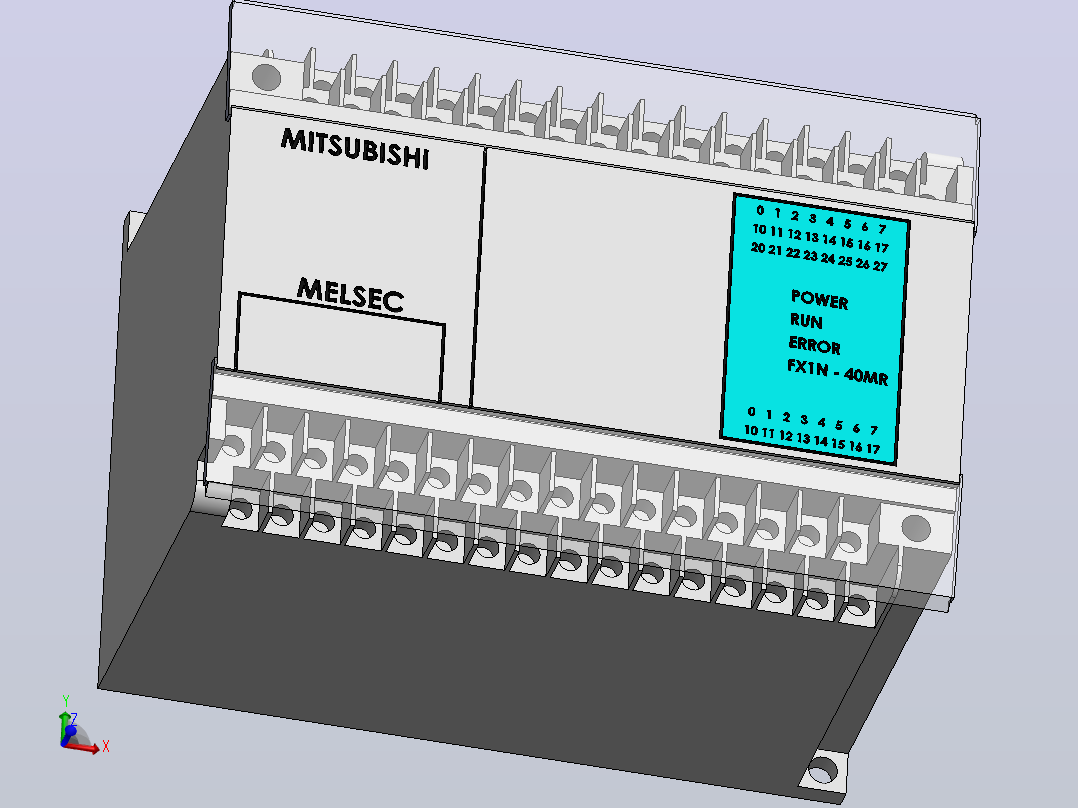 FX1S-40MR主视图