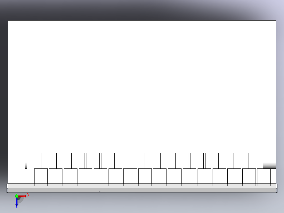 FX1S-40MR俯视图