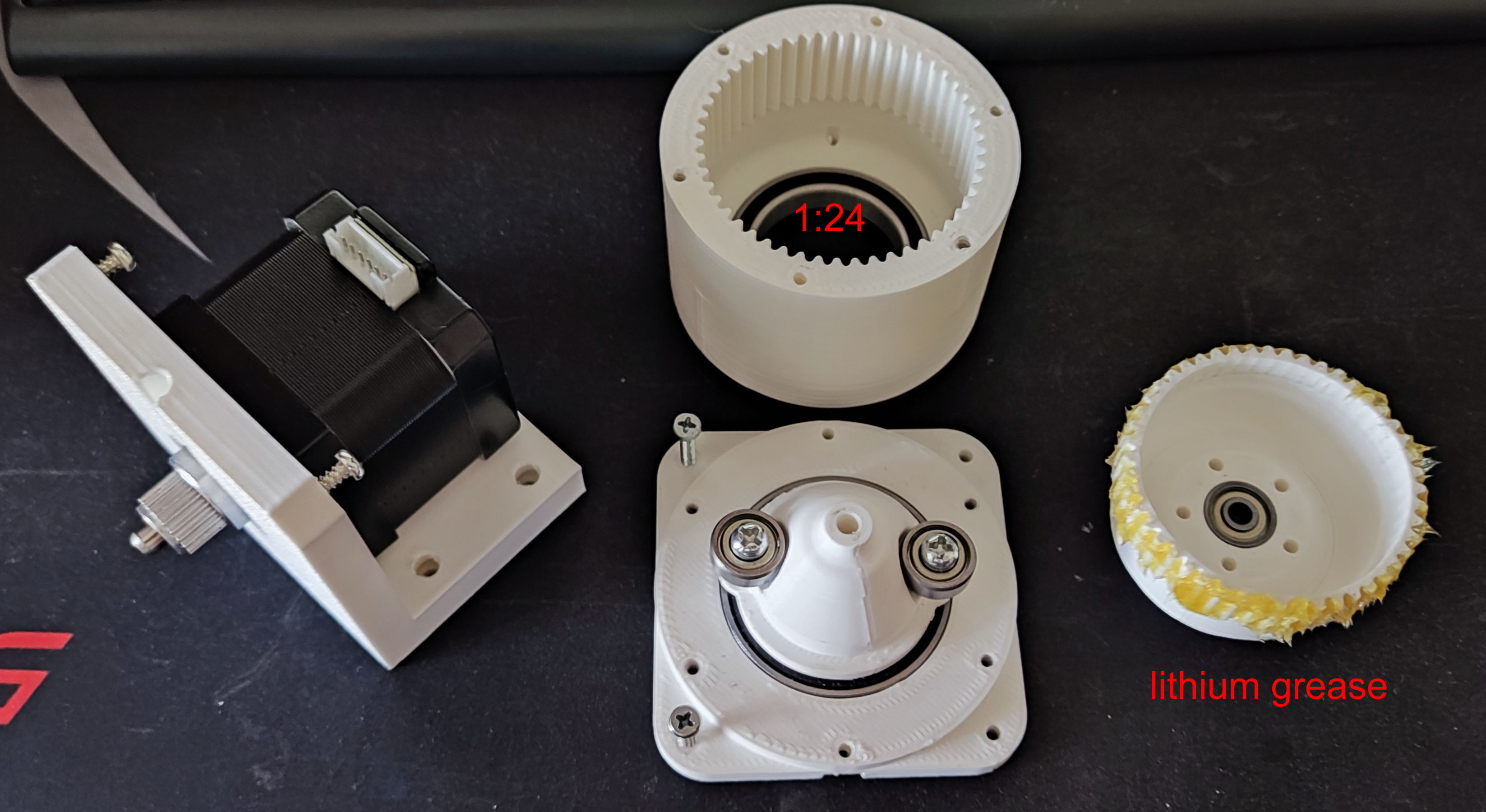 Nema 17 步进电机的谐波减速器