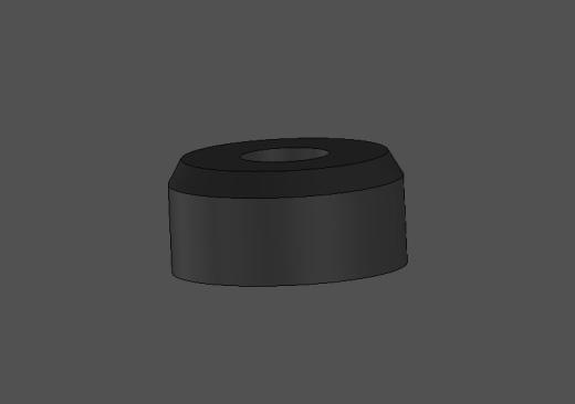 带轮子的滑板3D型号缩略图