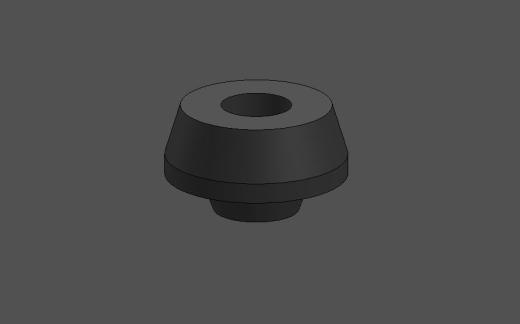 带轮子的滑板3D型号缩略图