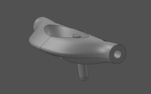 带轮子的滑板3D型号缩略图