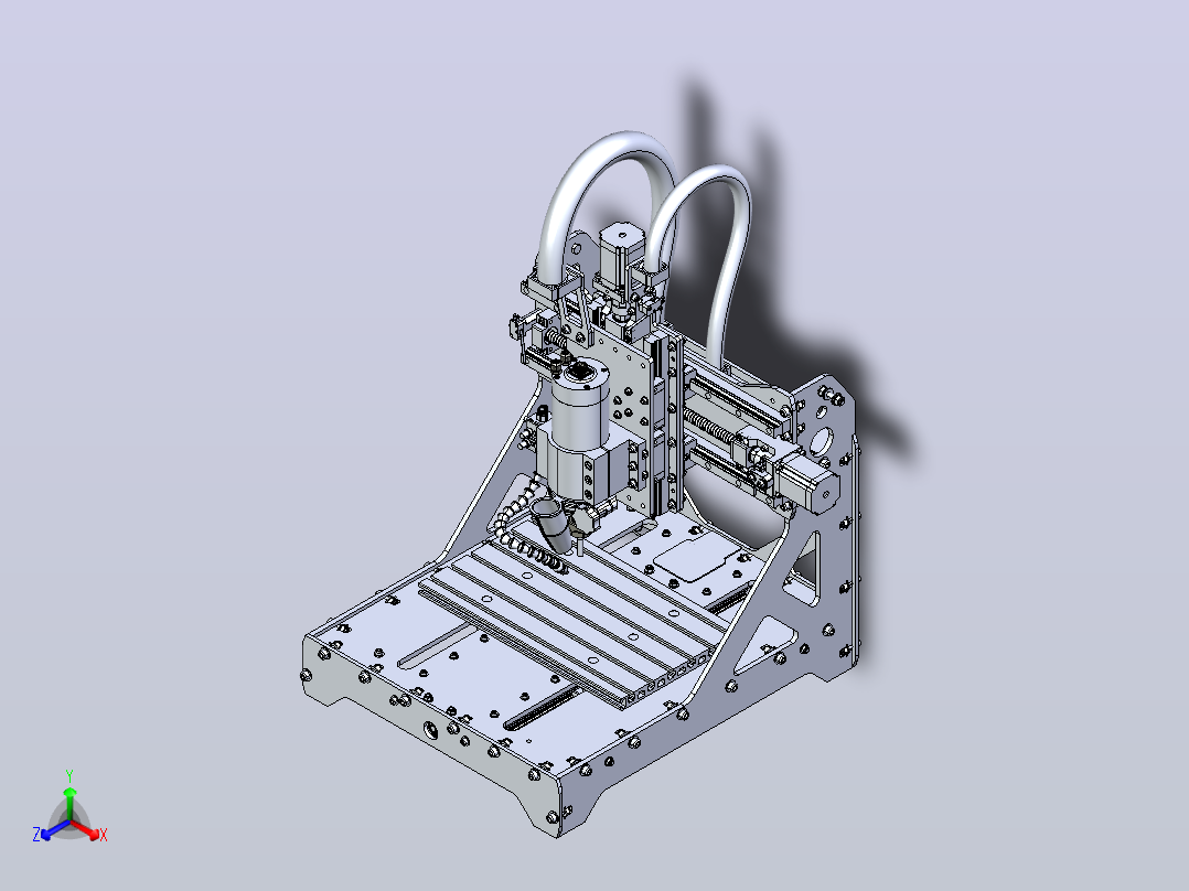 JPR CNC V5桌面式数控设备主视图