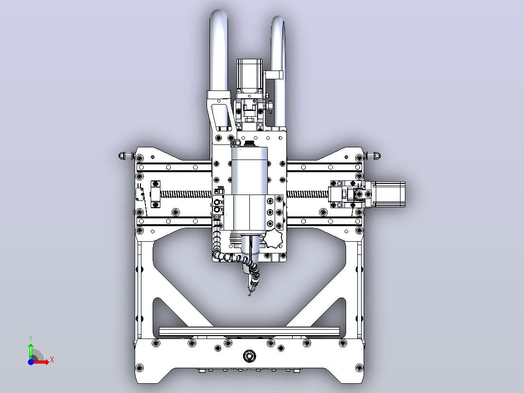 JPR CNC V5桌面式数控设备前视图