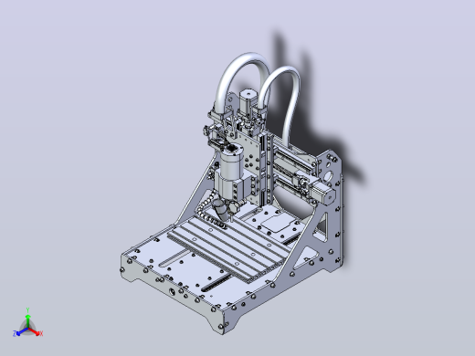 JPR CNC V5桌面式数控设备正等轴测缩略图