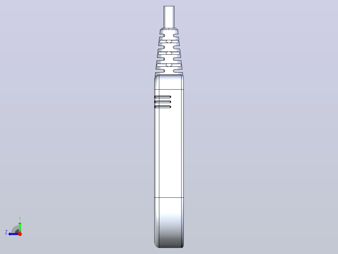 接近开关传感器ZJL01-D15右视图