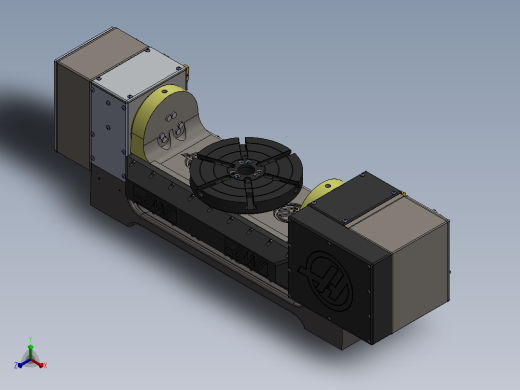 TR160双轴转轴转台主视缩略图