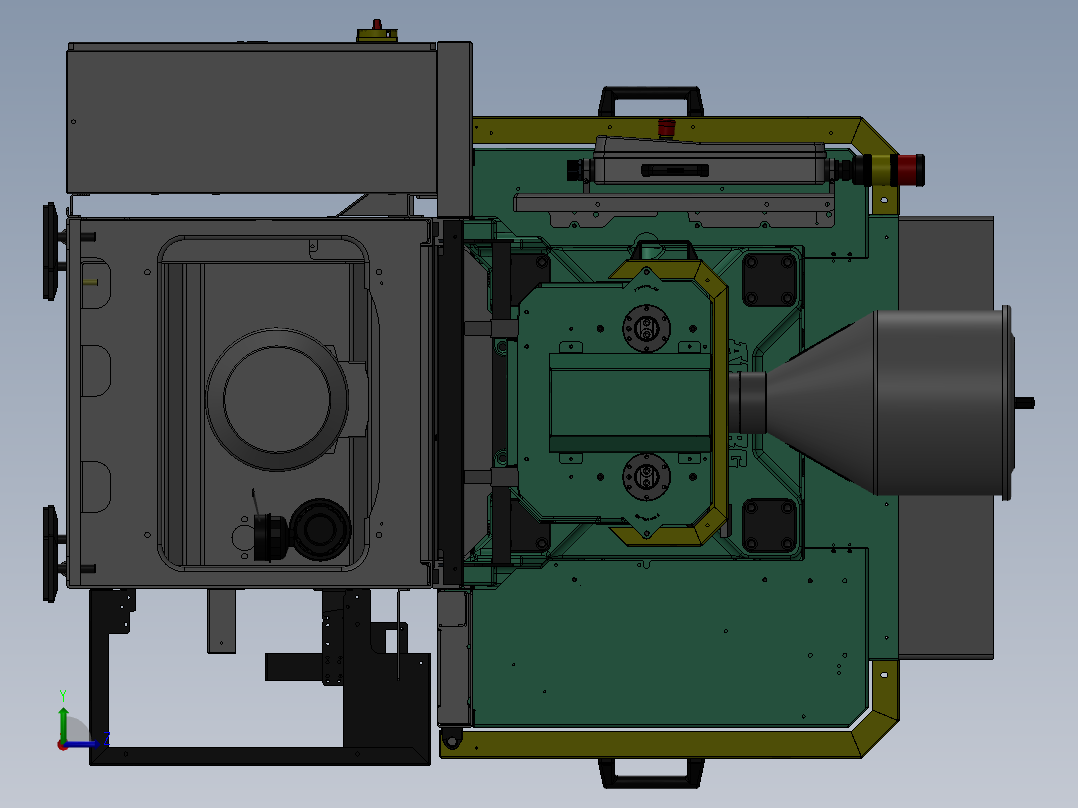 法兰克注塑机sw16左视图