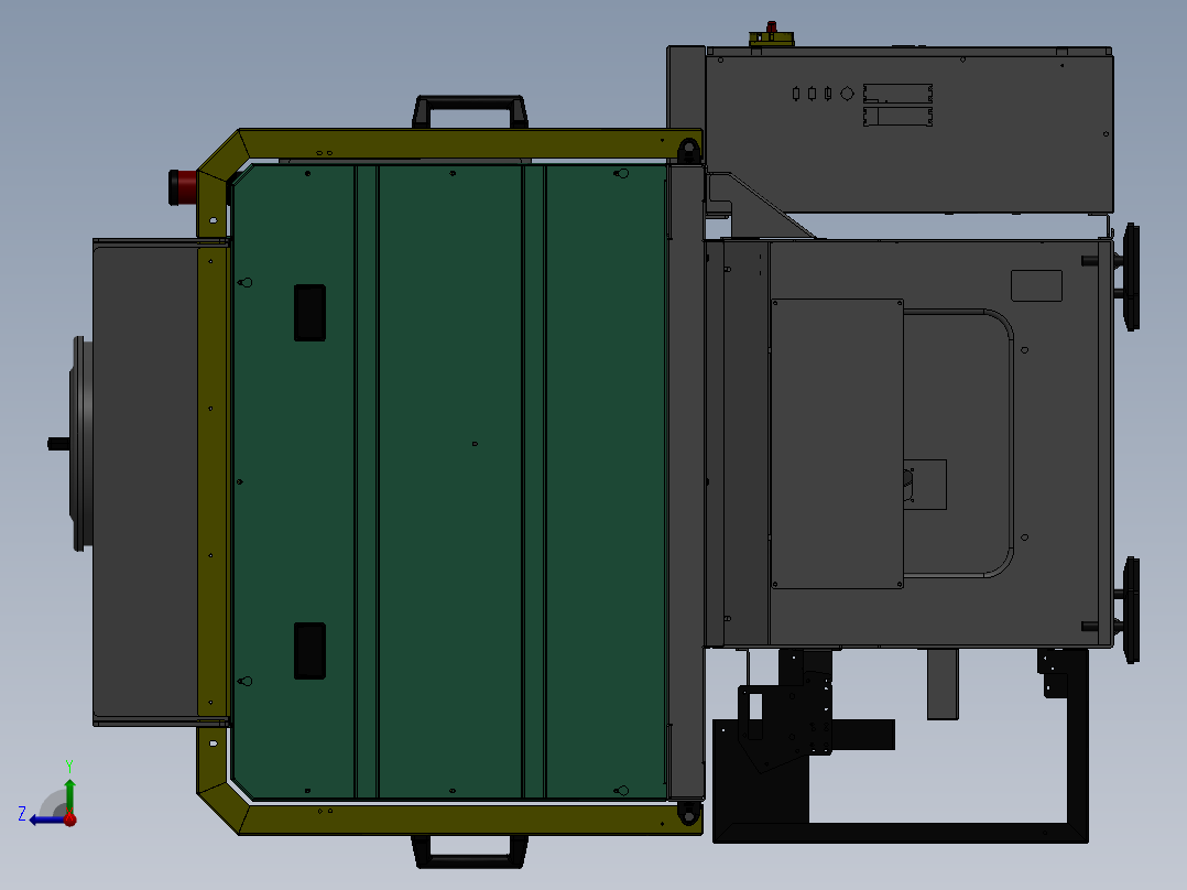 法兰克注塑机sw16右视图