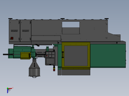 法兰克注塑机sw16俯视缩略图
