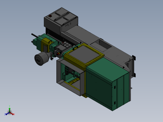 法兰克注塑机sw16正等轴测缩略图