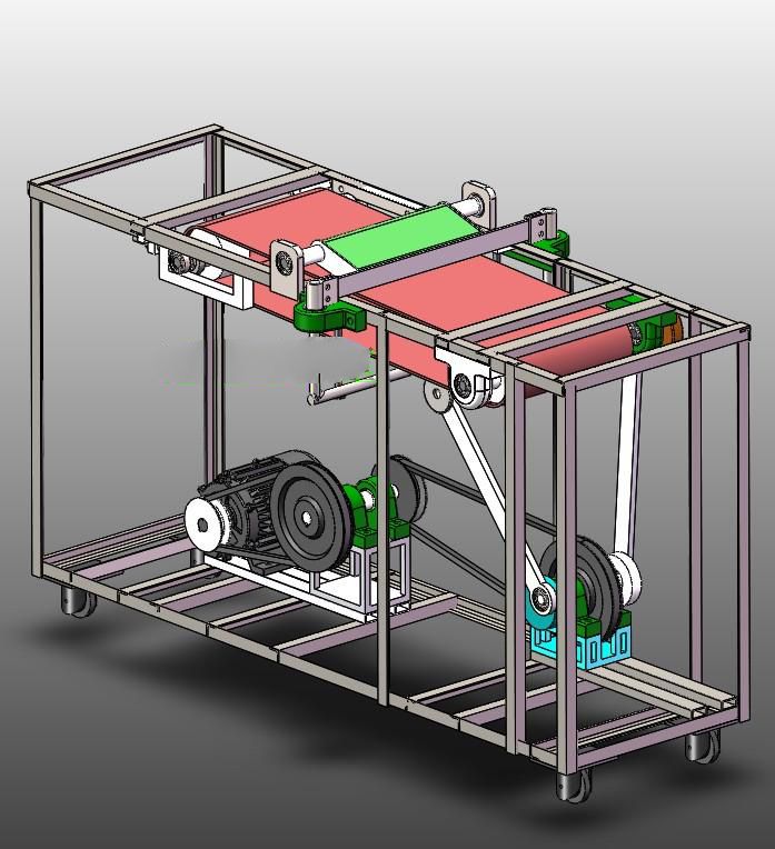 小型多功能切菜机设计 包含CAD图纸3D图参考素材