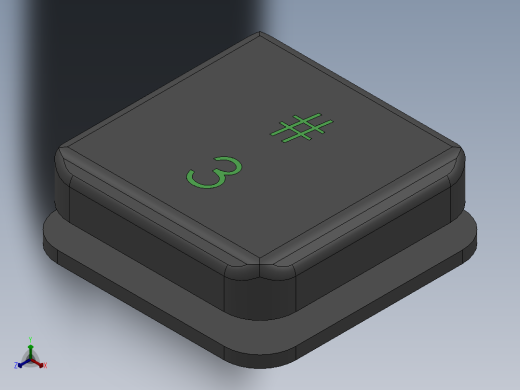 键盘正等轴测缩略图