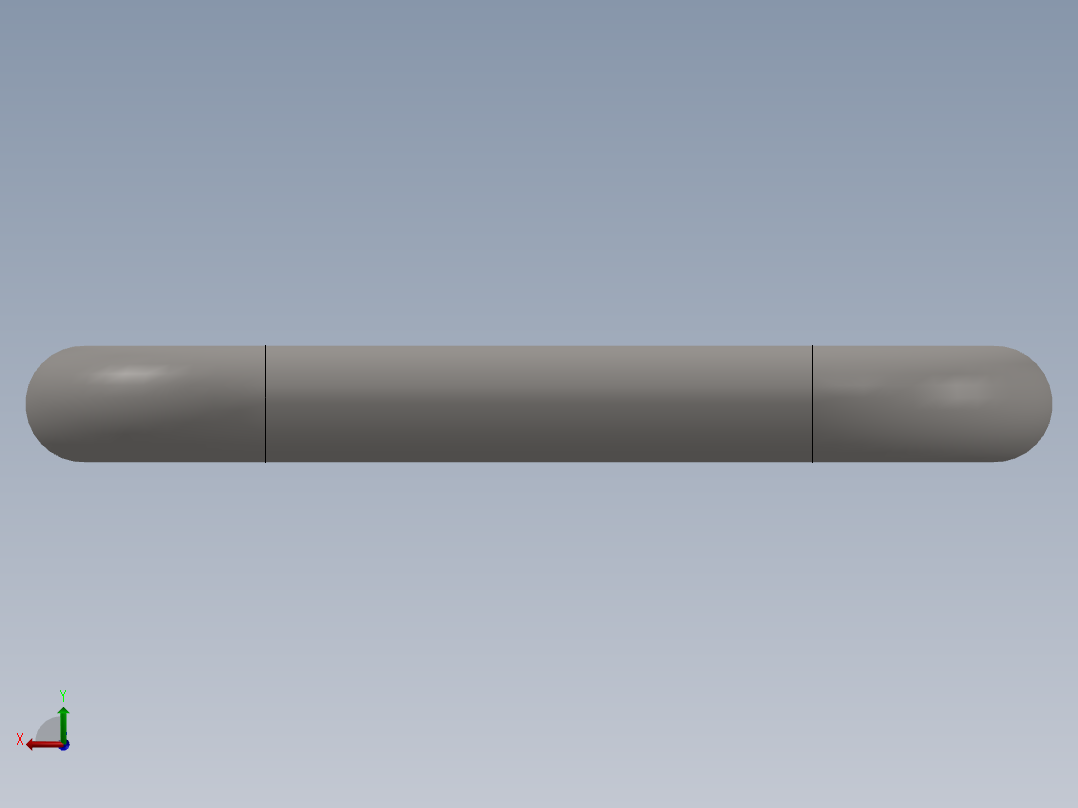 起重链条3D模型后视图