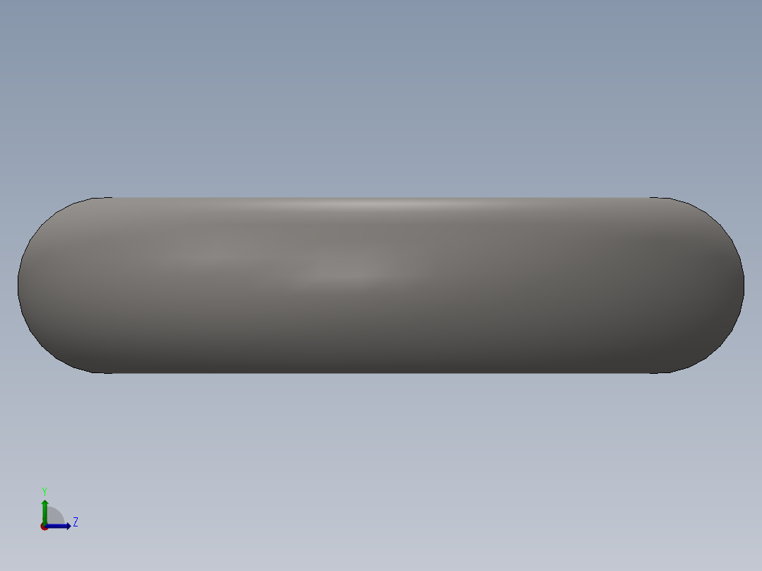 起重链条3D模型左视图