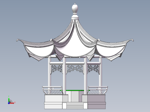 八角凉亭（SW2012前视缩略图