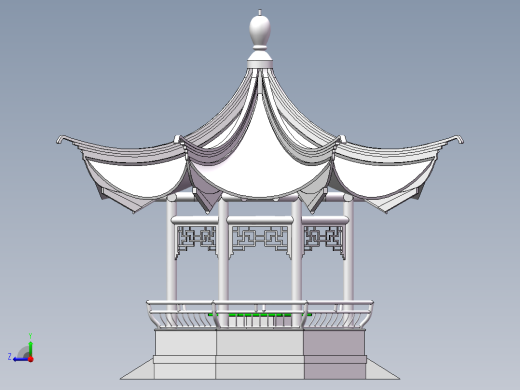 八角凉亭（SW2012右视缩略图