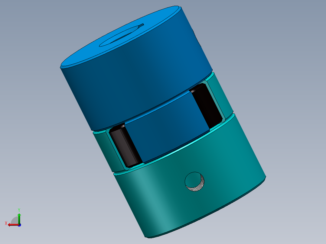 联轴器070【装配】后视图