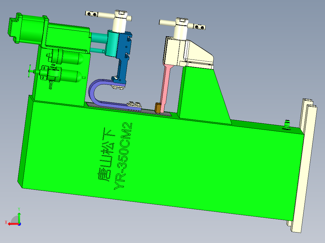 F204 唐山松下YR-350CM2点焊机3D后视图