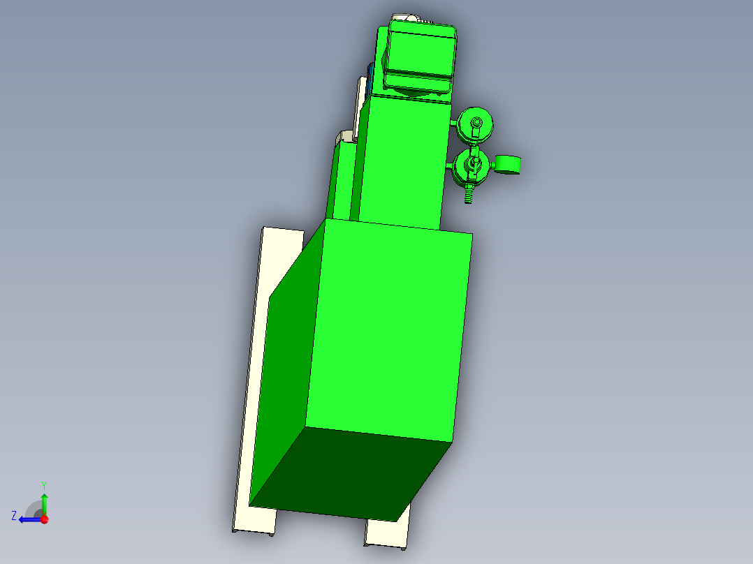 F204 唐山松下YR-350CM2点焊机3D右视图