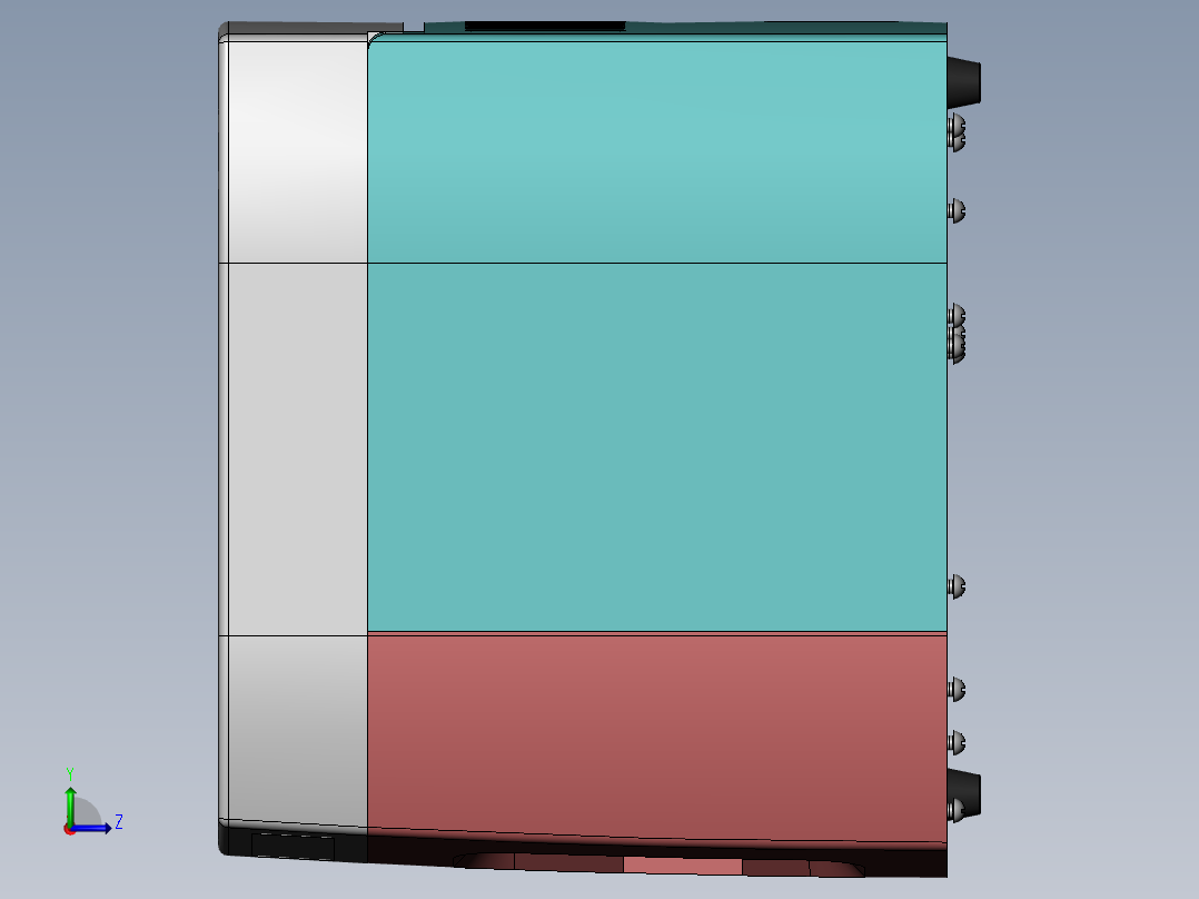 F807 钱币扎把机捆钞机左视图