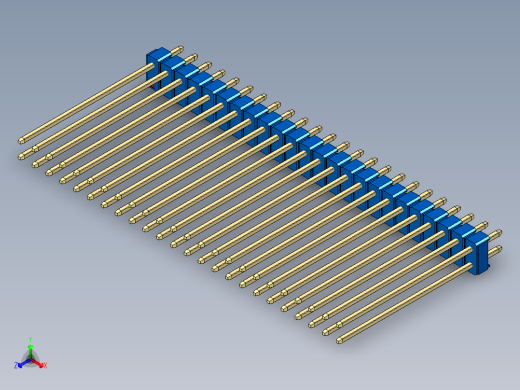 彩色公头100mil（2.54mm）系列-DS1021_blue_2x24p_100mil_Type43_rev1.0