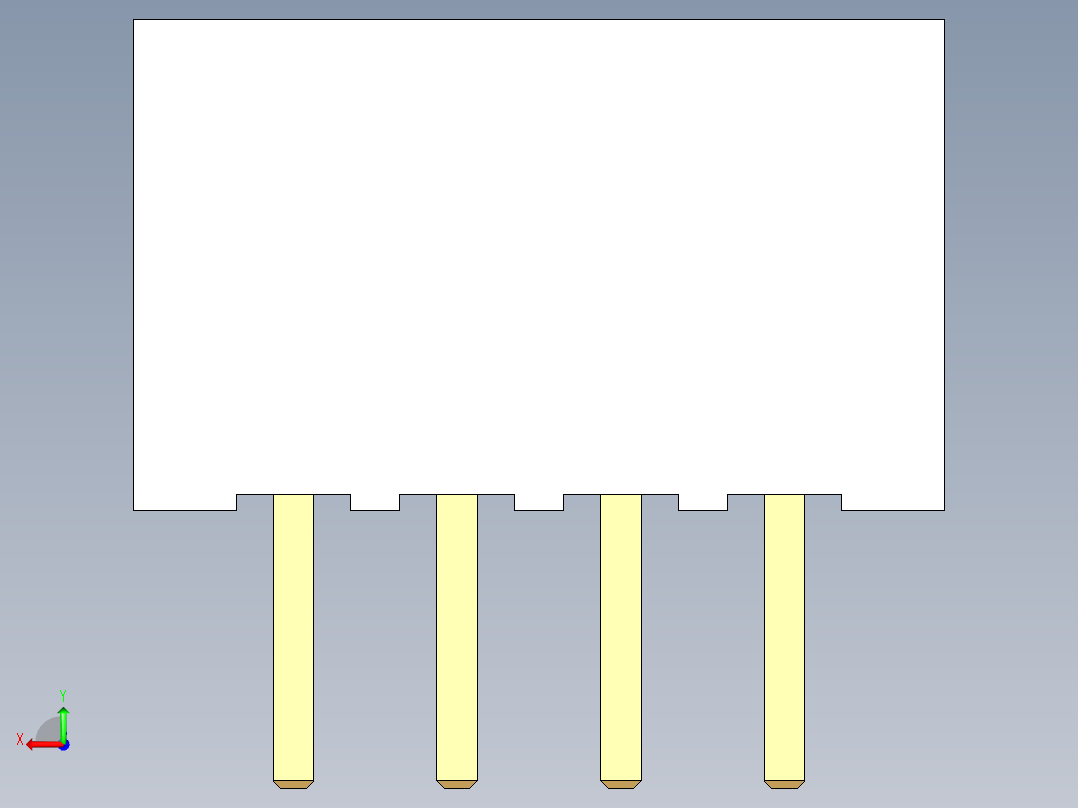 JST-B4B-PH-K-S后视图