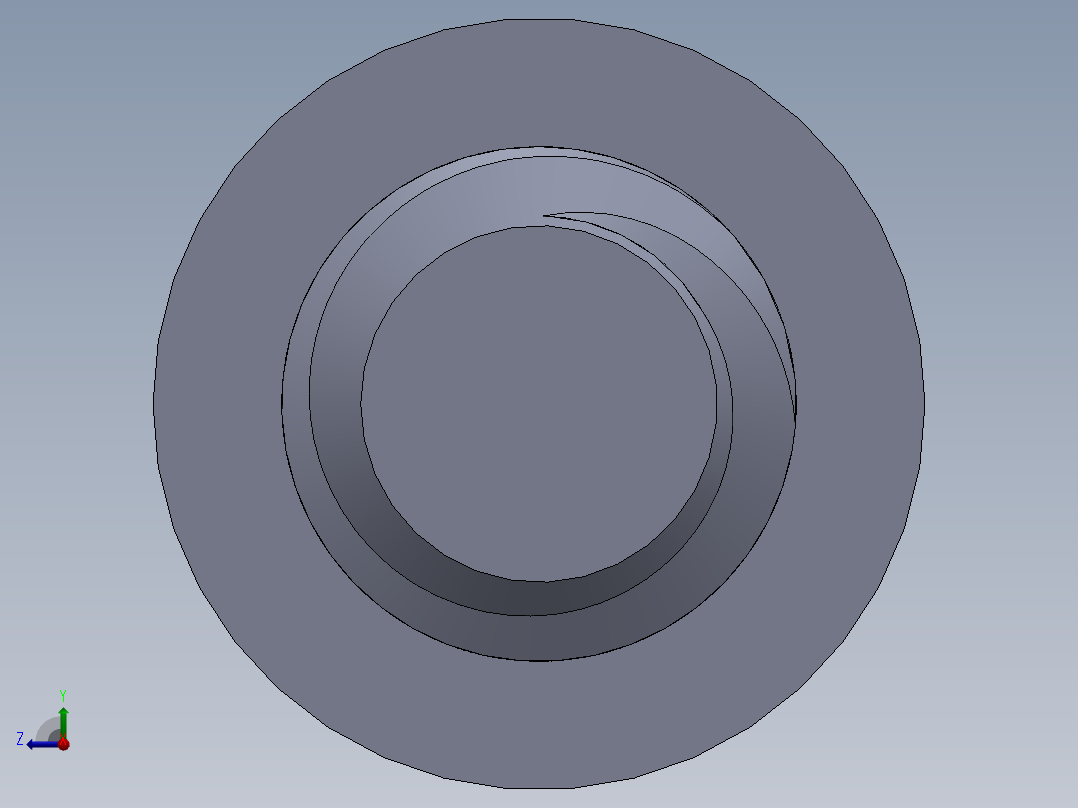 粗螺纹 SHCS 螺钉-SHCS 10-24.x0.5.SLDPRT右视图