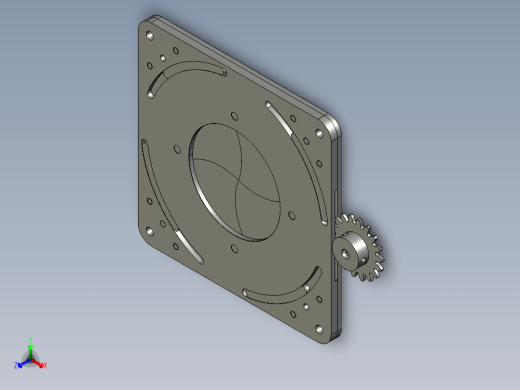 D70T8B4B型2型数控加工或手动开锁机构