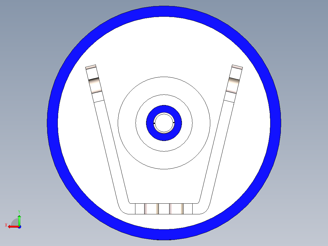 电容器350 f2.5vL 64.9毫米x直径33.3毫米后视图