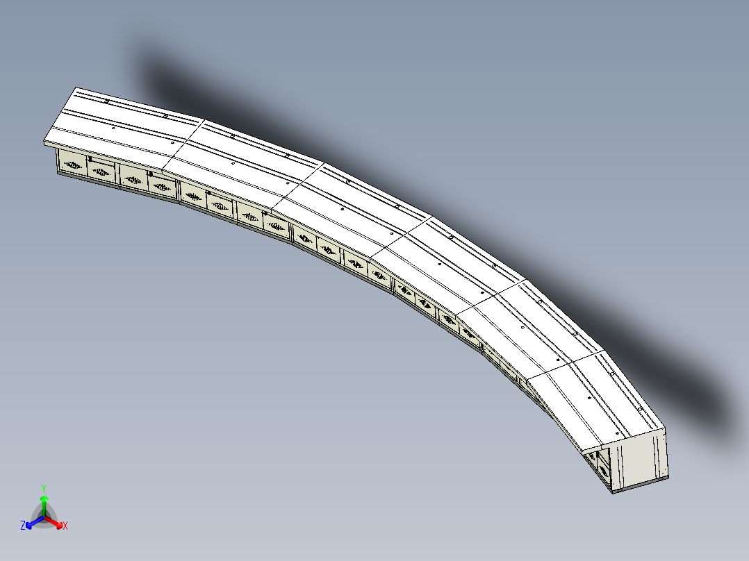 12工位弧形操作台