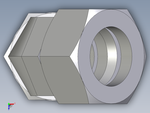 卡套式工业通用硬管接头EO_Adjustable_locknut_45_deg_elbow_VEE38ZSMORCF俯视缩略图