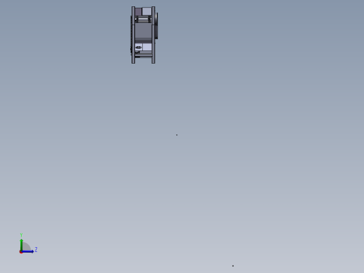 食堂餐具自动回收车的设计SW三维总装图左视缩略图