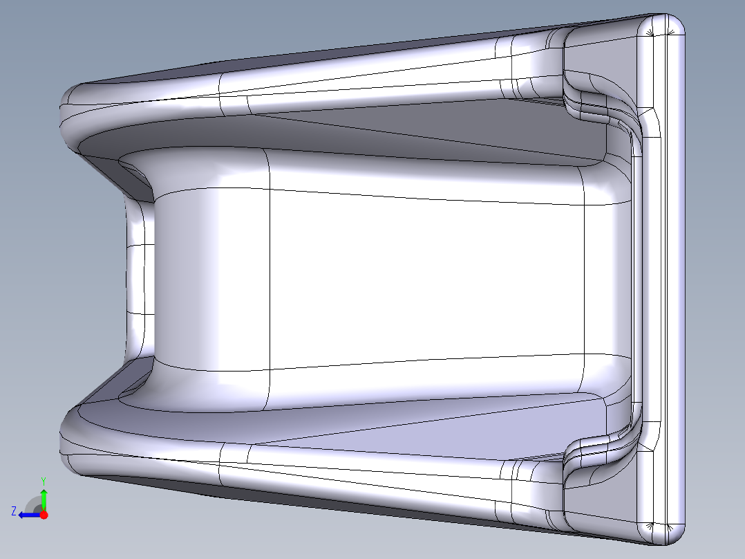 汽车连杆右视图