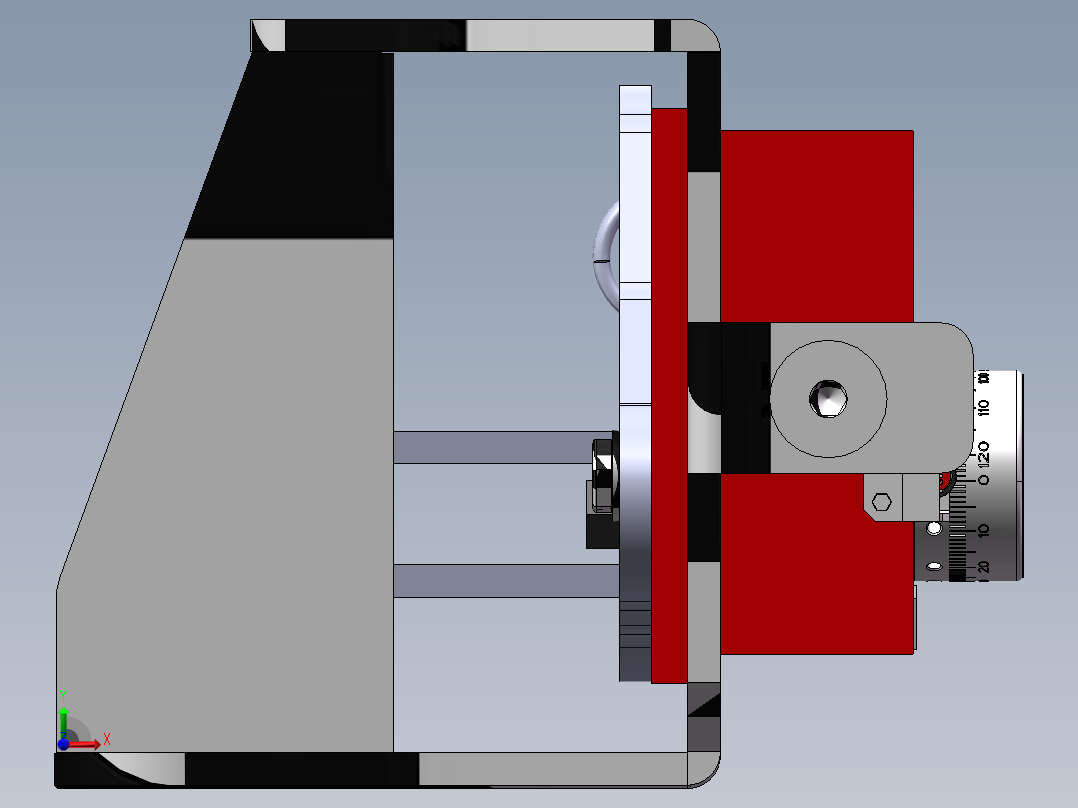 电梯制动能力检测辅助工具前视图