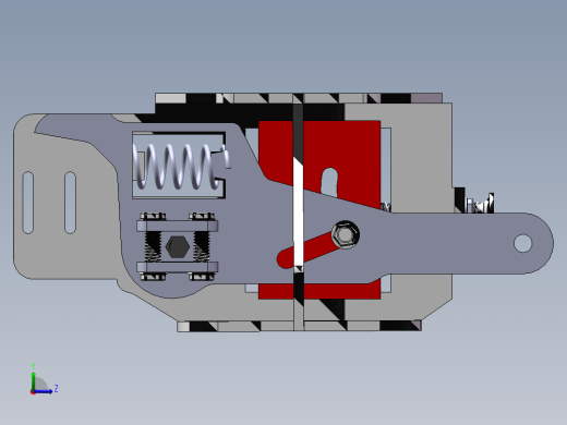 电梯制动能力检测辅助工具左视缩略图