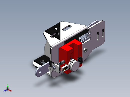 电梯制动能力检测辅助工具正等轴测缩略图